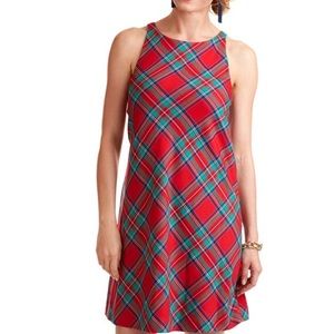 Vineyard Vines Tartan Plaid Shift Dress